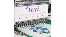 Priemyselný vyšívací stroj TEXI 1501 TS PREMIUM s čiapkovým rámčekom a stojanom