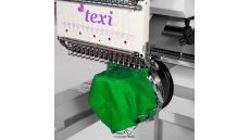 Priemyselný vyšívací stroj TEXI 1501 TS PREMIUM s čiapkovým rámčekom a stojanom