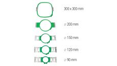 Priemyselný vyšívací stroj TEXI 1501 XL TS PREMIUM s čiapkovým rámčekom a stojan