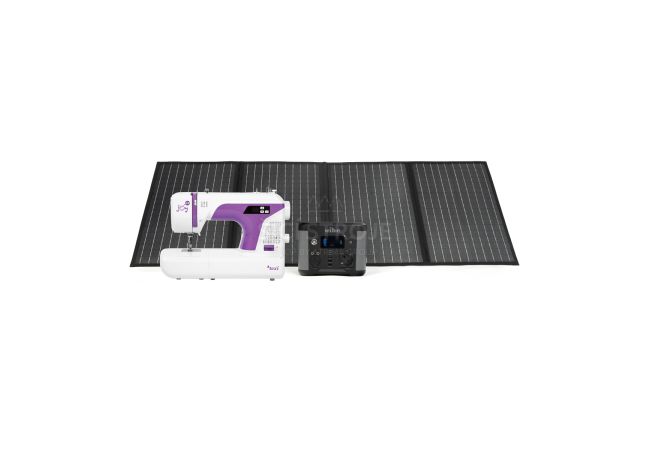 Domáci šijací stroj s fotovoltaikou ALPHA JOY 48 SET