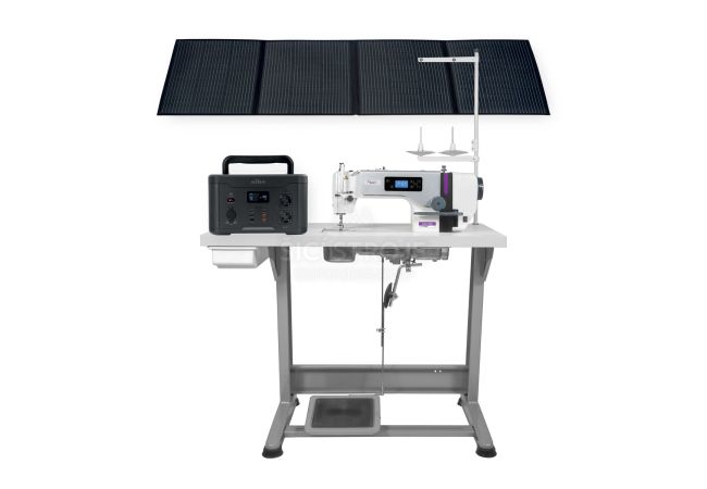 Priemyselný šijací stroj s fotovoltaikou ALPHA TRONIC 3 SET