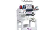 Priemyselný vyšívací stroj TEXI 1501 TS PREMIUM s čiapkovým rámčekom a stojanom