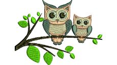 Výšivka vtáčik 15