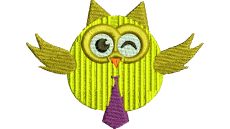 Výšivka vtáčik 16