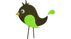 Výšivka vtáčik 17