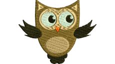 Výšivka vtáčik 25