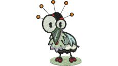 Výšivka vtáčik 3