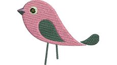 Výšivka vtáčik 37