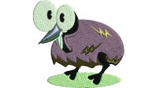 Výšivka vtáčik 5