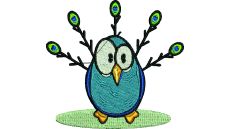 Výšivka vtáčik 6