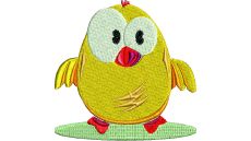 Výšivka vtáčik 8