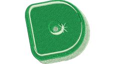 Výšivka písmeno D - variant 2