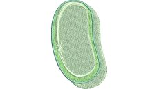 Výšivka písmeno I - variant 2