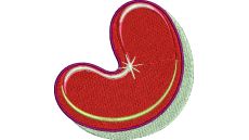 Výšivka písmeno J - variant 2