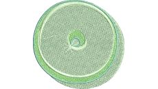 Výšivka písmeno O - variant 2