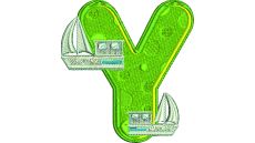 Výšivka písmeno Y - variant 1