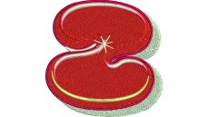 Výšivka písmeno Z - variant 2