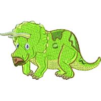 Výšivka dinosaurus 3