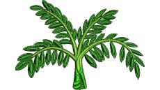 Výšivka rastlina 3