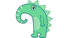 Výšivka príšerka 3