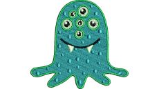 Výšivka príšerka 7