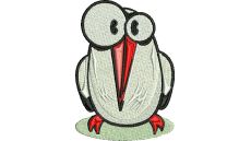 Výšivka vtáčik 1