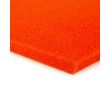 Penovka silikónová na žehlenie, poťah ELASTIC MICRO 10MM ORANGE 150