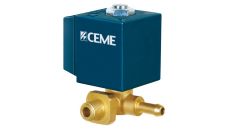 Elektroventil CEME 6628 rohový 1/8, bez regulácie, pre parné vyvíjače a žehličky