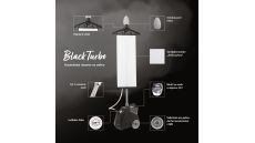 Steamer Texi Black Turbo vertikálne naparenie, žehlenie