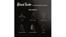 Steamer Texi Black Turbo vertikálne naparenie, žehlenie