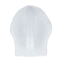 Jazdec bez aretácie do špirálového zipsu bez prívesku 3 mm - biela