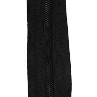Nekonečný zips špirálový 3 mm - čierna