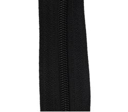 Nekonečný zips špirálový 3 mm - čierna