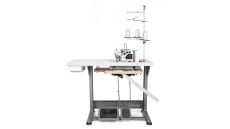 Priemyselný šijací stroj 4-nitný overlock Zoje B9500-181-10 SET, zaťahovanie retiazky