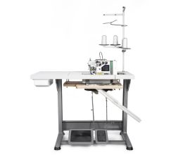 Priemyselný šijací stroj 4-nitný overlock Zoje B9500-181-10 SET, zaťahovanie retiazky