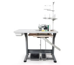 Priemyselný šijací stroj 5-nitný overlock Zoje B9500-86-10 SET