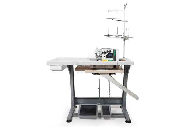 Priemyselný šijací stroj 5-nitný overlock Zoje B9500-86-10 SET