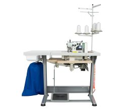 Priemyselný šijací stroj 5-nitný overlock Zoje B9500T-38-PD3-02 SET