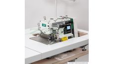 Priemyselný šijací stroj 4-nitný overlock Zoje B9500-13-PD3-02 SET, automatický zdvih pätky, odstrih