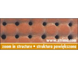 Penovka silikónová na žehlenie, poťah ELASTIC SILICONE 10MM RED PERF.