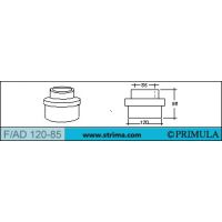 Adaptér na zmenu žehliacej tvarovky PRIMULA F/AD 120-85