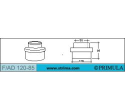 Adaptér na zmenu žehliacej tvarovky PRIMULA F/AD 120-85