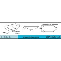 Žehliaca tvarovka dlhá pre profilované diely sák PRIMULA FHLN-L