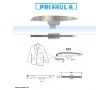 Žehliaca tvarovka profilovaná PRIMULA F21