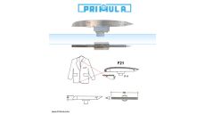 Žehliaca tvarovka profilovaná PRIMULA F21