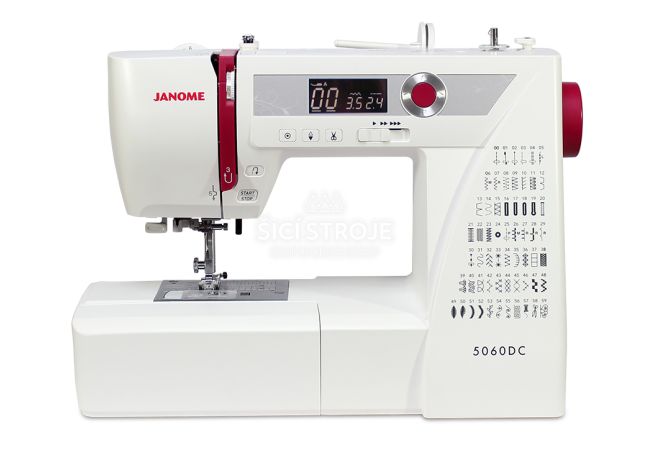 Šijací stroj JANOME 5060DC + prídavný stolček