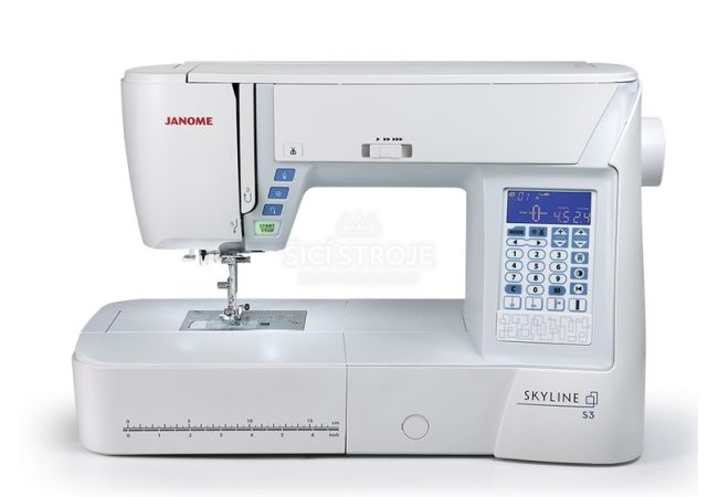 Šijací stroj JANOME SKYLINE S3 veľkosti XL