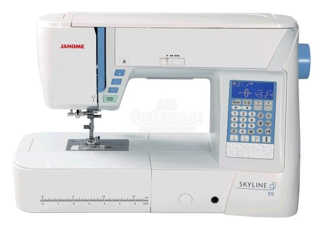 Šijací stroj JANOME SKYLINE S5 veľkosti XL