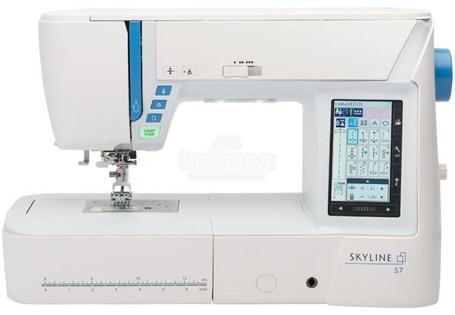Šijací stroj JANOME SKYLINE S7 veľkosti XL