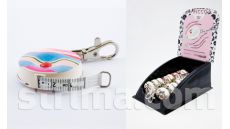 PICCO DECOR PASTEL WAVES krajčírsky meter zvinovací, obojstranný, 150 cm